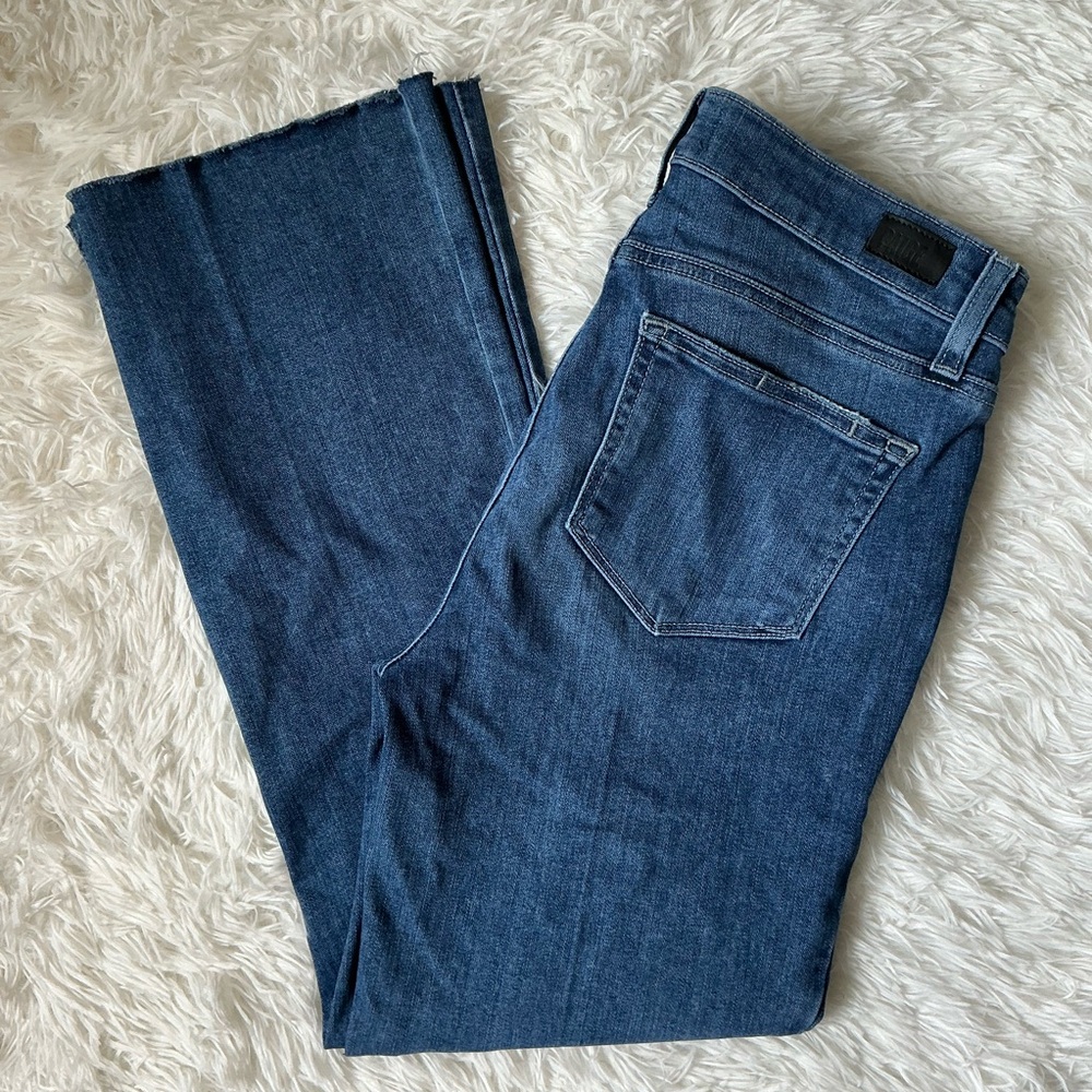 PAIGE Rory Crop Flare Jeans | Size 28 | Medium Wash | Stretch Comfort - Picture 10 of 10